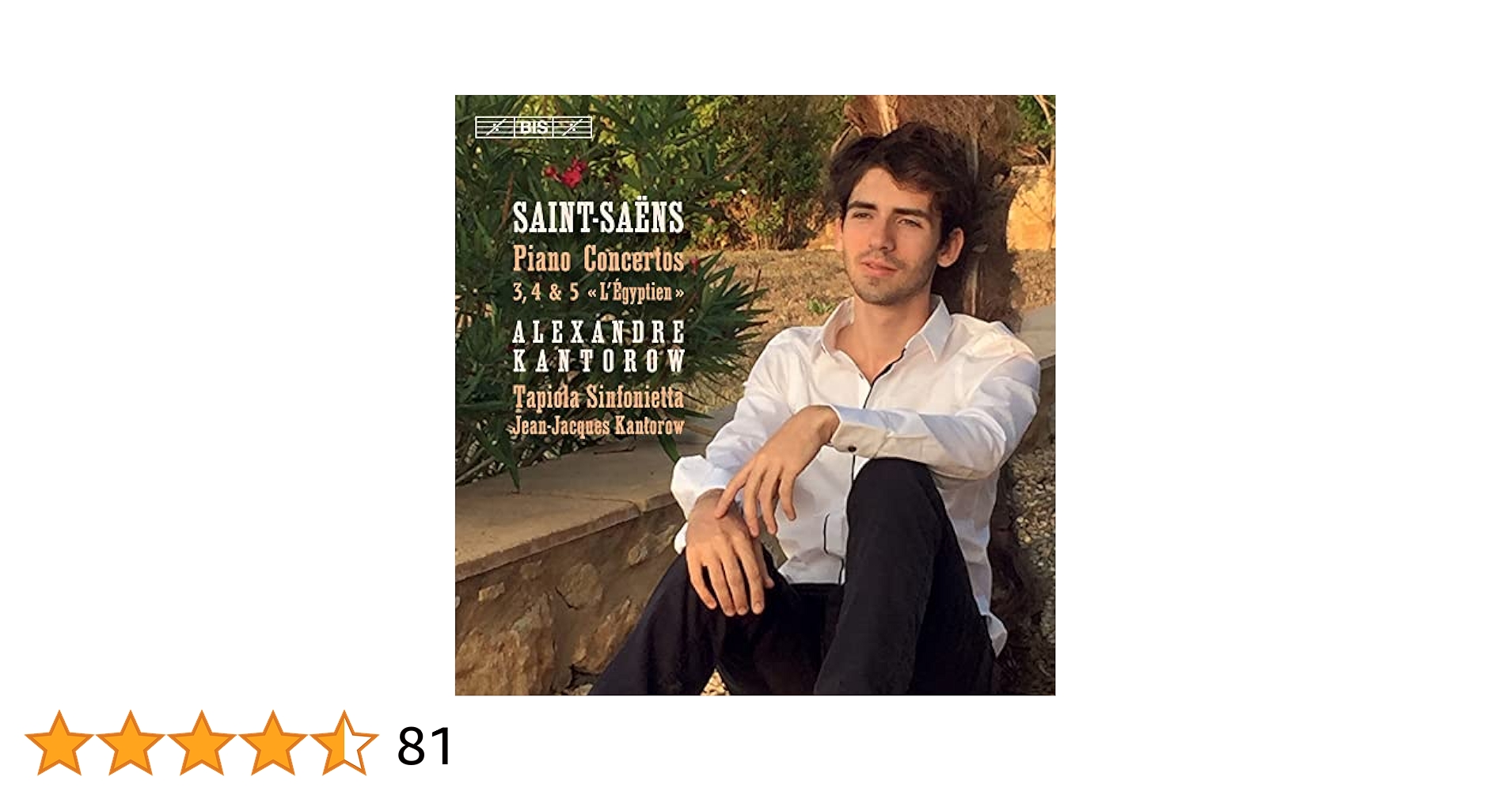 Amazon | サン=サーンス : ピアノ協奏曲第3-5番